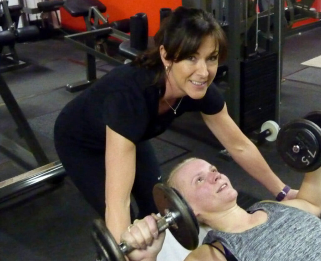 Personal trainer Sandra